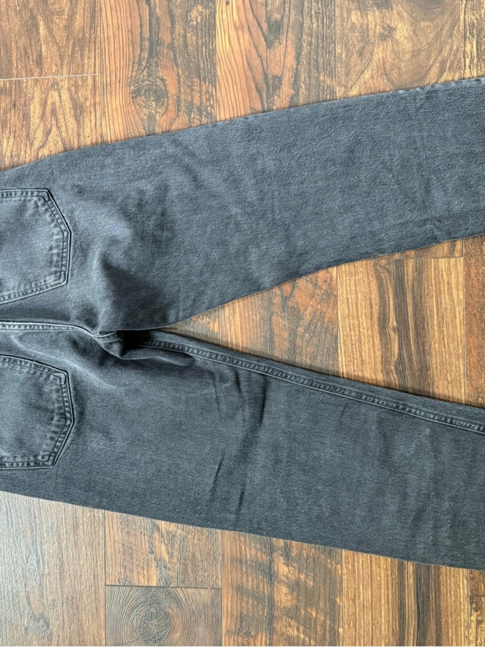 Agolde high-Rise 90s crop Distressed Black Women’s Jeans - Picture 10 of 12